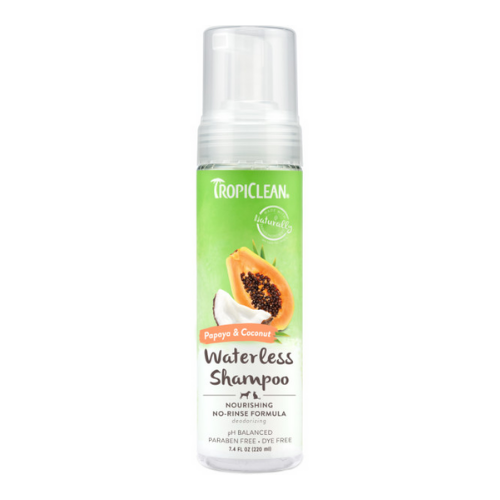 TropiClean Papaya Waterless Shampoo for Pets, 7.4oz 1